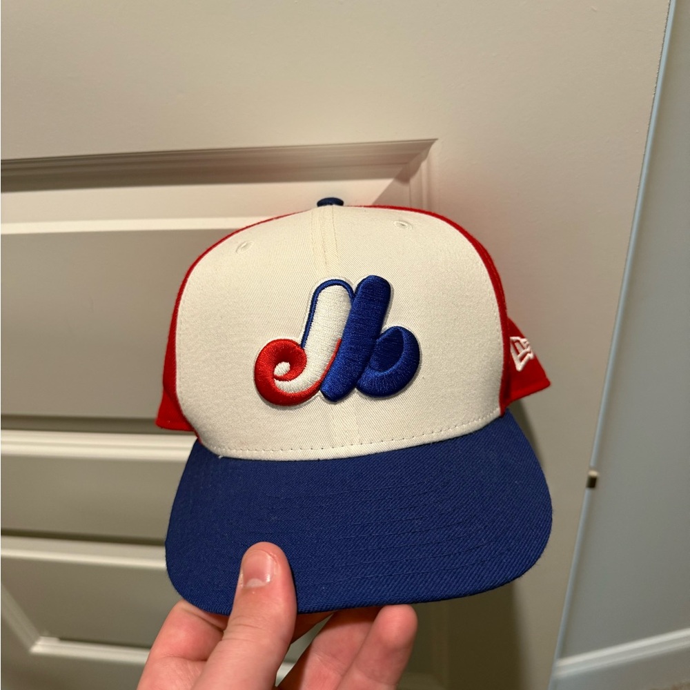 New Era Red, White, and Blue Logo Cap